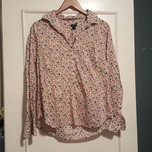 Floral print button up
